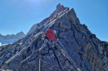 Panoramic view from the summit of Moon Peak in Himachal Pradesh