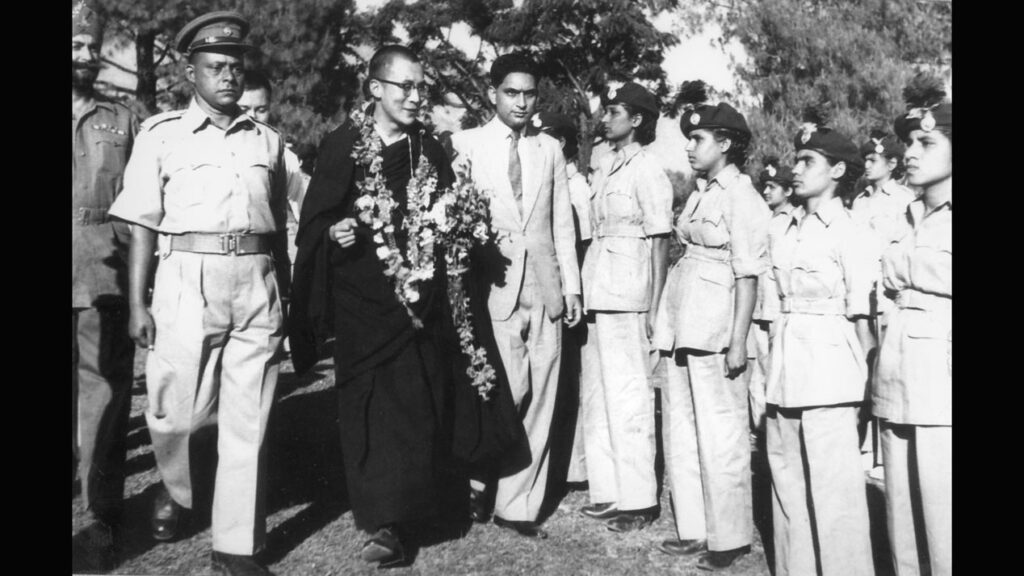 His Holiness the Dalai Lama arriving in McLeod Ganj, Dharamshala in April 1960